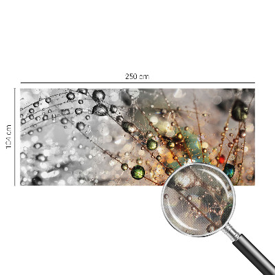 Fotomurale 3D Io metto gioielli di rugiada