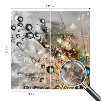 Fotomurale 3D Io metto gioielli di rugiada