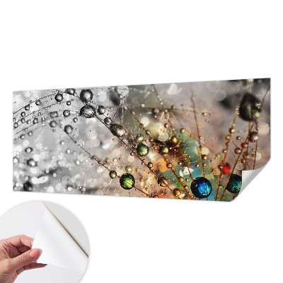 Fotomurale 3D Io metto gioielli di rugiada