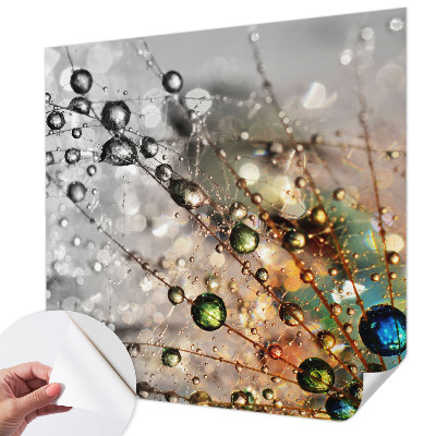 Fotomurale 3D Io metto gioielli di rugiada