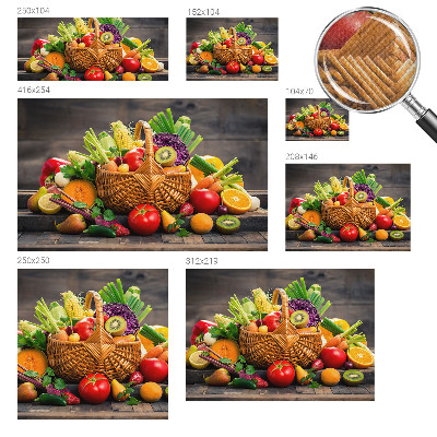 Carta da parati cameretta Ricchezza fruttata