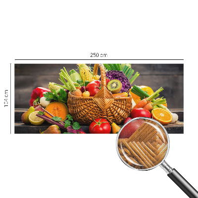 Carta da parati cameretta Ricchezza fruttata