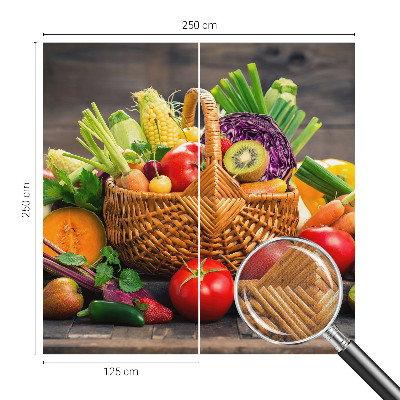 Carta da parati cameretta Ricchezza fruttata