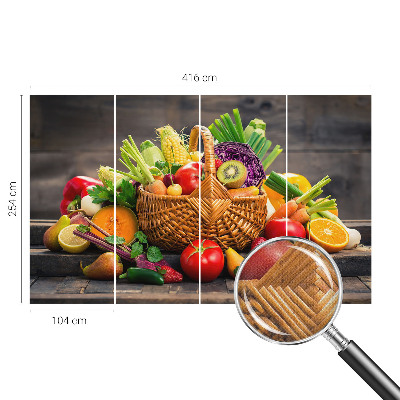 Carta da parati cameretta Ricchezza fruttata