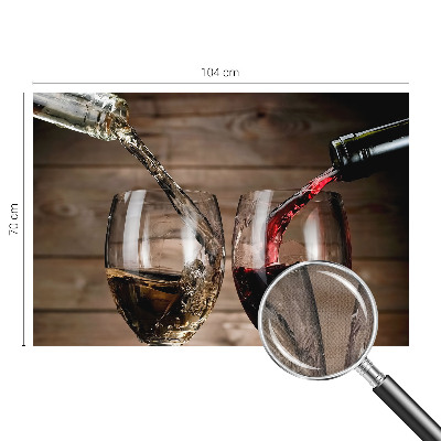 Carta da parati per cameretta Bicchieri di vino