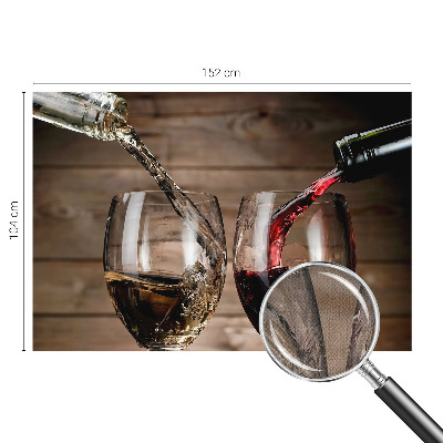 Carta da parati per cameretta Bicchieri di vino