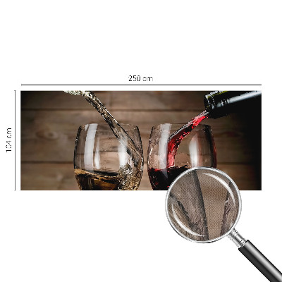 Carta da parati per cameretta Bicchieri di vino