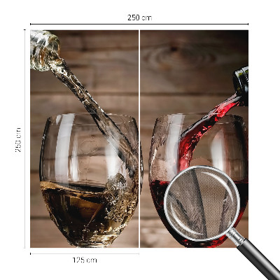 Carta da parati per cameretta Bicchieri di vino