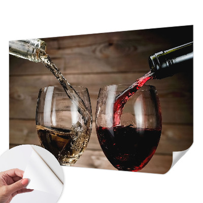 Carta da parati per cameretta Bicchieri di vino