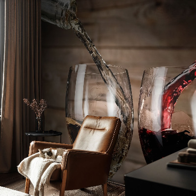 Carta da parati per cameretta Bicchieri di vino