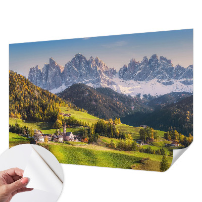 Fotomurale 3D paesaggio montano
