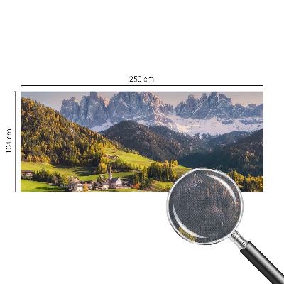 Fotomurale 3D paesaggio montano