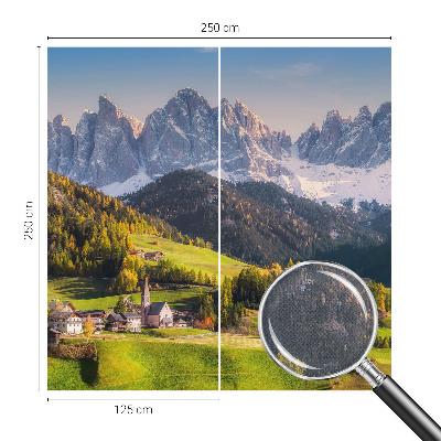 Fotomurale 3D paesaggio montano