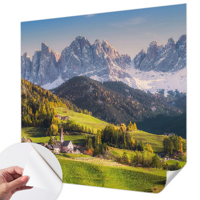Fotomurale 3D paesaggio montano