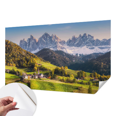 Fotomurale 3D paesaggio montano