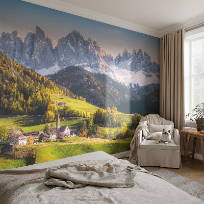 Fotomurale 3D paesaggio montano
