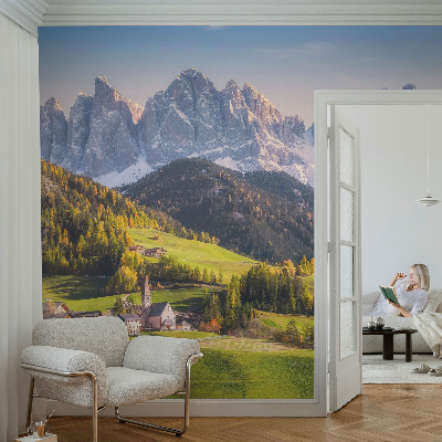 Fotomurale 3D paesaggio montano