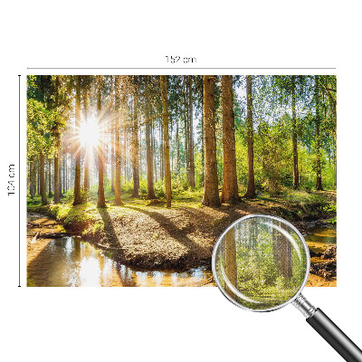 Fotomurale effetto 3D Idillio nella foresta