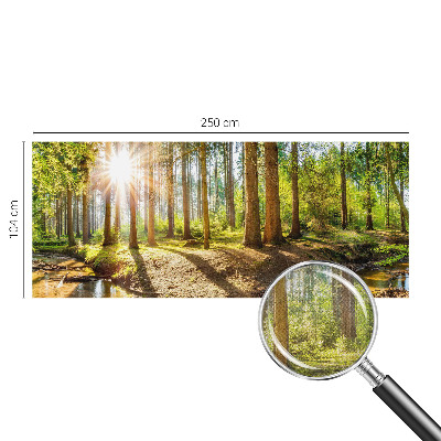 Fotomurale effetto 3D Idillio nella foresta
