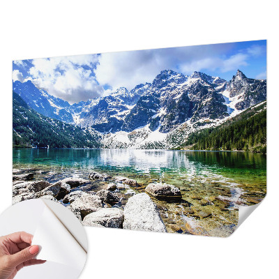 Carta da parati per cameretta paesaggio montano