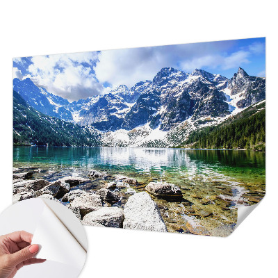 Carta da parati per cameretta paesaggio montano