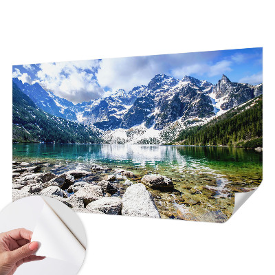 Carta da parati per cameretta paesaggio montano