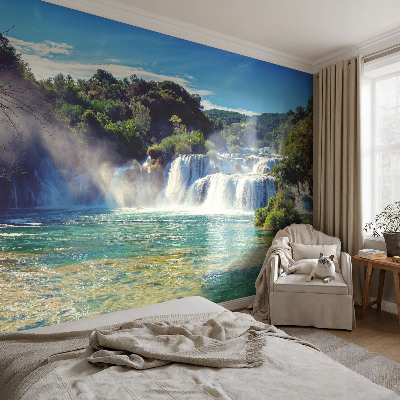 Fotomurale per bambini Paesaggio con cascata