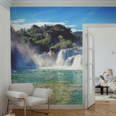 Fotomurale per bambini Paesaggio con cascata