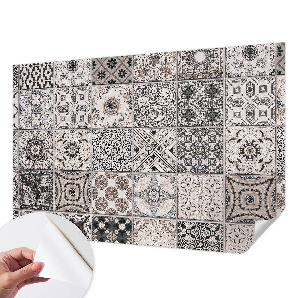 Fotomurale effetto 3D Motivi di piastrelle