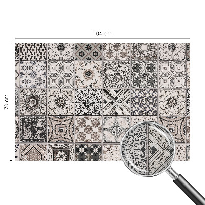 Fotomurale effetto 3D Motivi di piastrelle