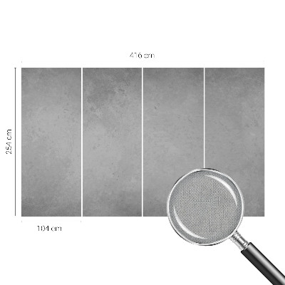 Carta da parati panoramica effetto 3D Grigio elegante