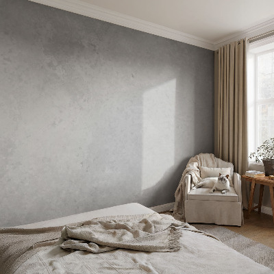 Carta da parati panoramica effetto 3D Grigio elegante