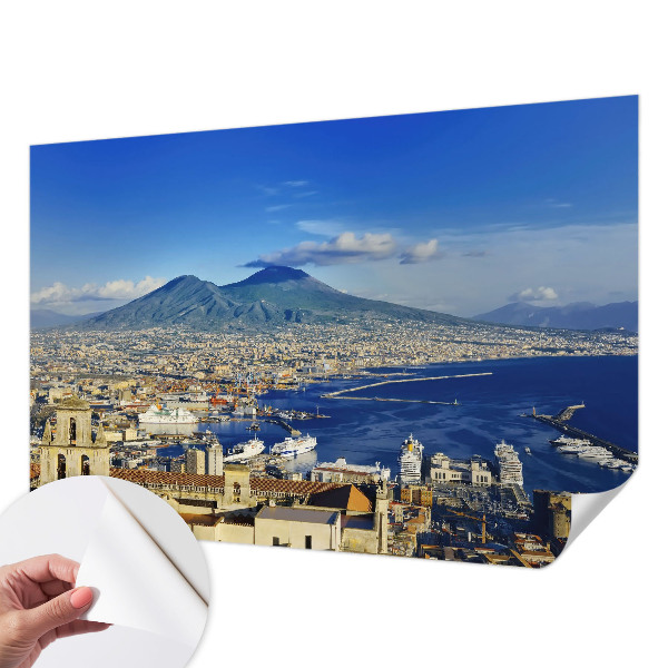 Carta da parati effetto profondità Panorama costiero