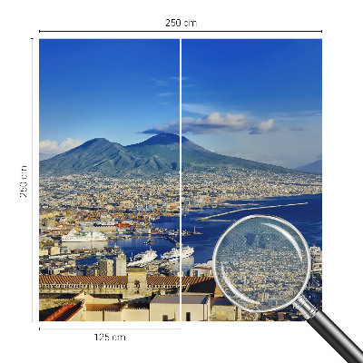 Carta da parati effetto profondità Panorama costiero