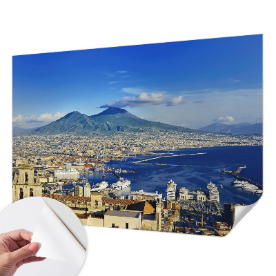 Carta da parati effetto profondità Panorama costiero