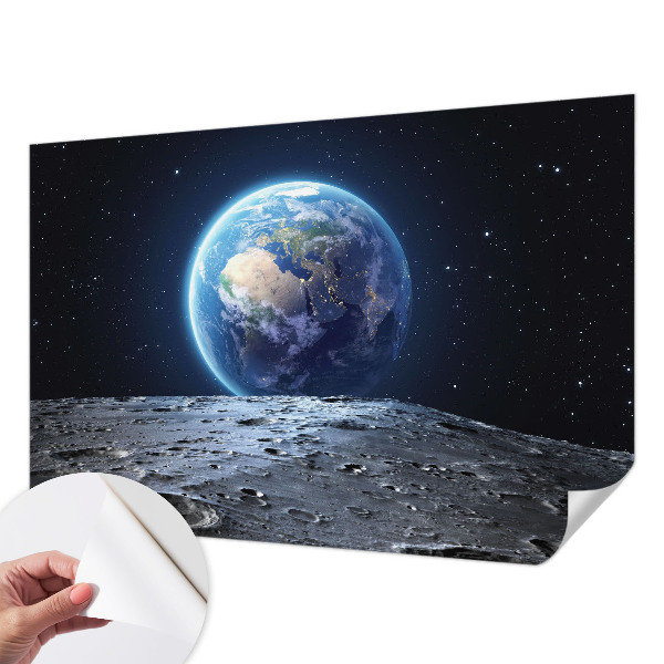 Fotomurale per cameretta Panorama cosmico
