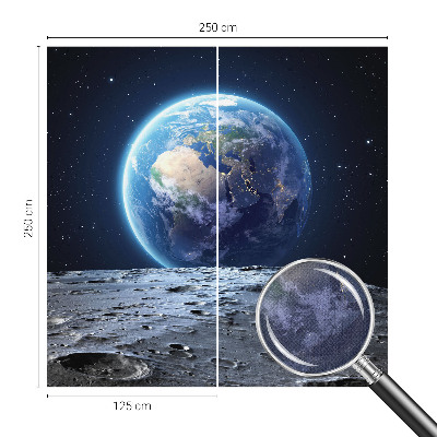 Fotomurale per cameretta Panorama cosmico