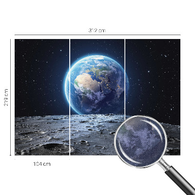 Fotomurale per cameretta Panorama cosmico