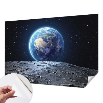 Fotomurale per cameretta Panorama cosmico