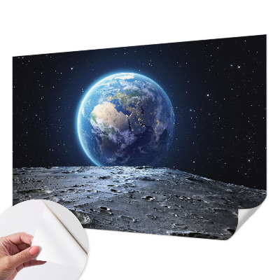 Fotomurale per cameretta Panorama cosmico