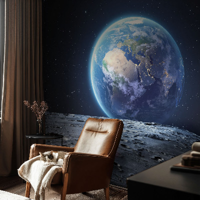 Fotomurale per cameretta Panorama cosmico
