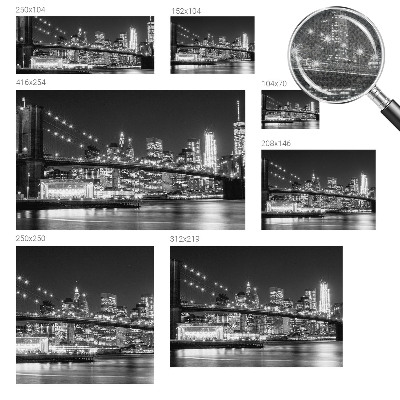 Fotomurale per bambini Panorama notturno