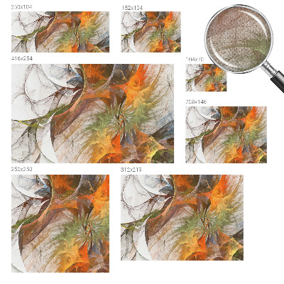 Carta da parati 3D caleidoscopio astratto