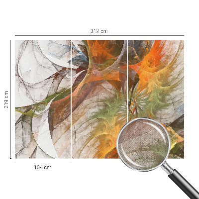 Carta da parati 3D caleidoscopio astratto