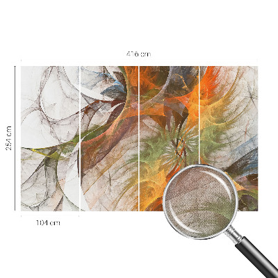 Carta da parati 3D caleidoscopio astratto