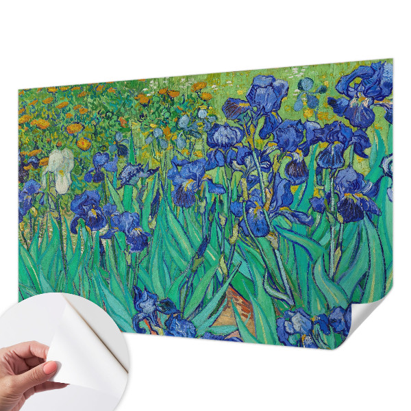 Carta da parati panoramica effetto 3D Fiori da giardino