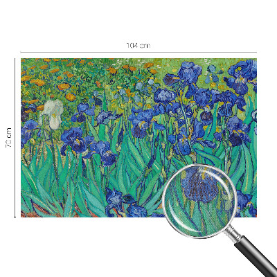 Carta da parati panoramica effetto 3D Fiori da giardino