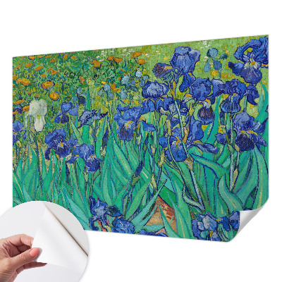 Carta da parati panoramica effetto 3D Fiori da giardino