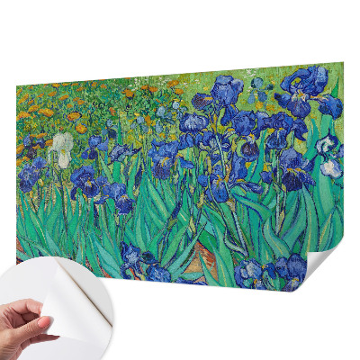 Carta da parati panoramica effetto 3D Fiori da giardino