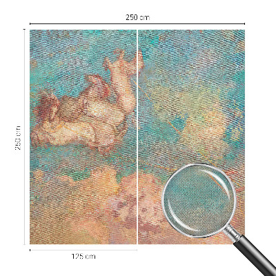 Carta da parati per cameretta Pegasi celestiali